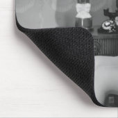 Frau, die am Telefon spricht Mousepad (Ecke)