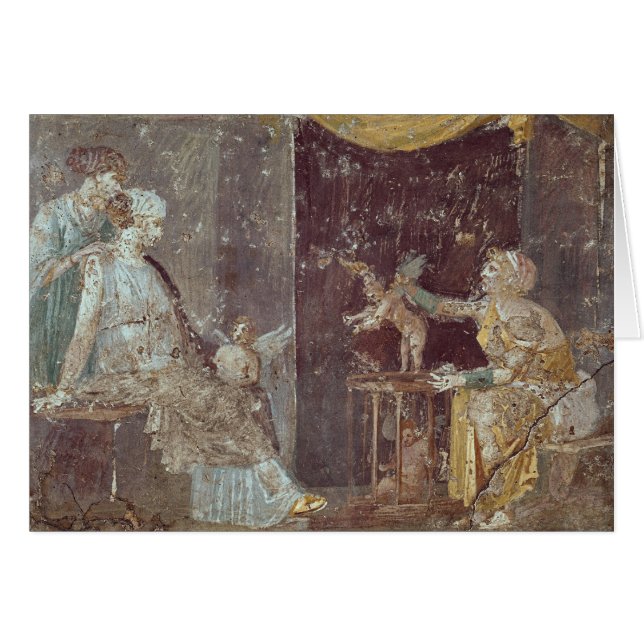 Frau, die Amoren, von Stabiae verkauft (Vorderseite (Horizontal))