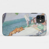 Frau, die auf einer Bank liegt, 1913 (w/c auf Case-Mate iPhone Hülle (Rückseite (Horizontal))