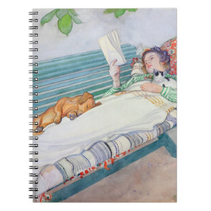 Frau, die auf einer Bank liegt, 1913 (w/c auf Notizblock