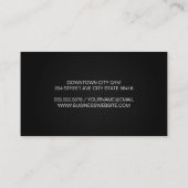 Frau, die auf Treadmill läuft Visitenkarte (Rückseite)