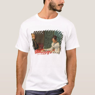 Frau, die einen Brief schreibt T-Shirt