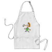 Frau, die erzählt hat, schürze (Vorne)