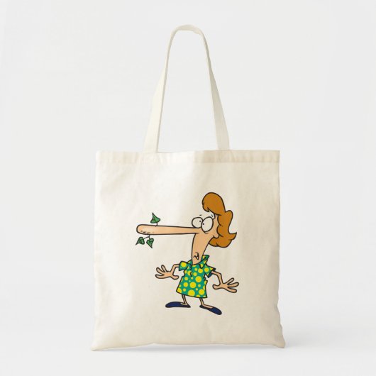 Frau, die erzählt hat, tragetasche (Vorne)