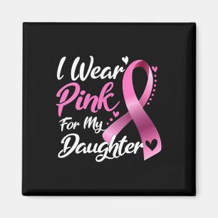 Frau, die ich für meine Tochter pink trage Magnet