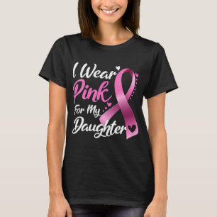 Frau, die ich für meine Tochter pink trage T-Shirt
