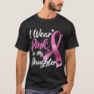 Frau, die ich für meine Tochter pink trage T-Shirt