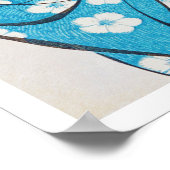 Frau, die ihr Haar bekommt, Goyō Hashiguchi Poster (Ecke)