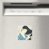 Frau, die ihr Haar Hashiguchi Goyo bekommt Magnet (In Situ (Geschirrspüler))