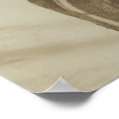 Frau, die ihr Kind in einer Tafel trägt Poster (Ecke)