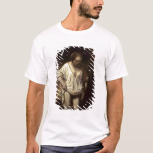 Frau, die in einem Strom, 1654 badet T-Shirt