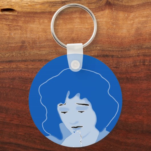 Frau, die Mifepristone einnimmt Schlüsselanhänger (Vorderseite)