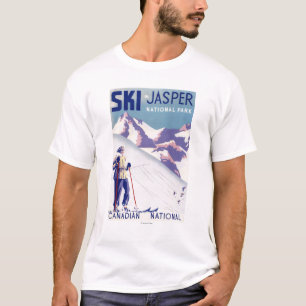 Frau, die offenes Steigungs-Plakat aufwirft T-Shirt