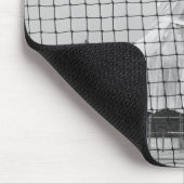 Frau, die Tennis spielt Mousepad (Ecke)