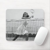 Frau, die Tennis spielt Mousepad (Mit Mouse)