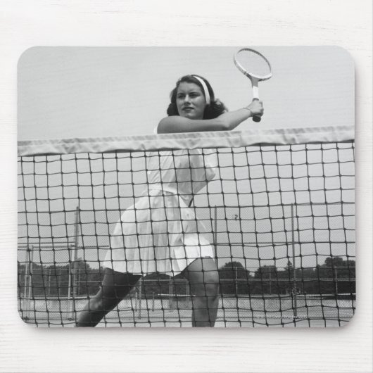 Frau, die Tennis spielt Mousepad (Vorne)