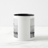 Frau, die Tennis spielt Tasse (Zentrum)