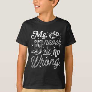 Frau Do no wahr, Western Cow Girl, Land Mu T-Shirt