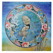 Frau Doasyouwouldbedone von Jessie Willcox Fliese (Vorderseite)