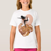 Frau Doing Yoga T-Shirt (Vorderseite)