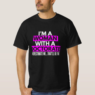 Frau Doktorin Geschenke für Frauen Frau Miss Frau T-Shirt