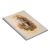 Frau Dormouse Knitting Notizblock (Rechte Seite)