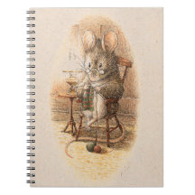 Frau Dormouse Knitting