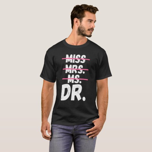 Frau Dr. Doktorand Doktor T-Shirt (Vorne ganz)