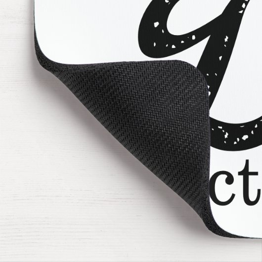 Frau Dr. Funny Spaß PHD Mousepad (Ecke)