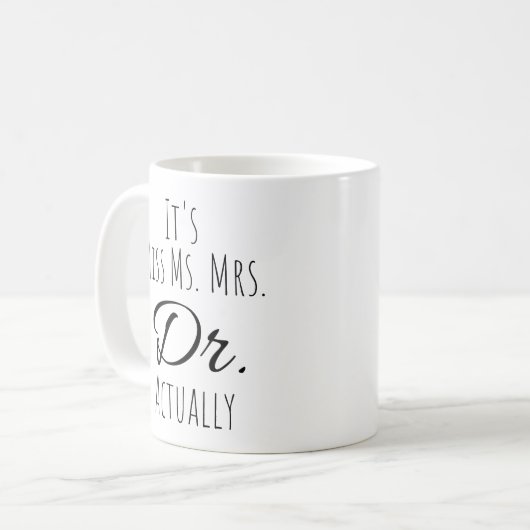 Frau Dr. Kaffeetasse (Vorderseite Links)