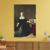 Frau durch eine Jungfrau Leinwanddruck (Insitu (Wohnzimmer))