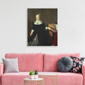 Frau durch eine Jungfrau Leinwanddruck (Insitu (Wohnzimmer))