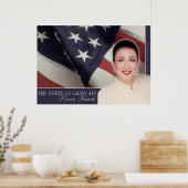 Frau Eastern U.S. Galaxy, Karen Hauck - 1 Poster (Küche)