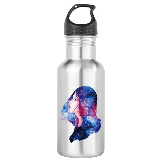 Frau Edelstahlflasche (Vorderseite)