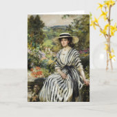 Frau Edward Windsor Hussey | James Jebusa Shannon Karte (Gelbe Blume)