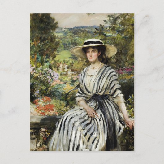 Frau Edward Windsor Hussey | James Jebusa Shannon Postkarte (Vorderseite)