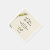 Frau Elegant MarTini ein bisschen älter 30. Geburt Serviette (Ecke)
