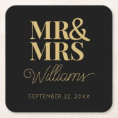 Frau Elegant Probe Engagement Party Classic Rechteckiger Pappuntersetzer (Vorderseite)