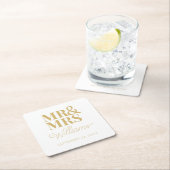 Frau Elegant Probe Engagement Party Classic Rechteckiger Pappuntersetzer (Vor Ort)