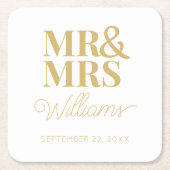 Frau Elegant Probe Engagement Party Classic Rechteckiger Pappuntersetzer (Vorderseite)