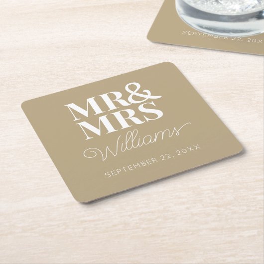 Frau Elegant Probe Engagement Party Classic Rechteckiger Pappuntersetzer (angewinkelt)