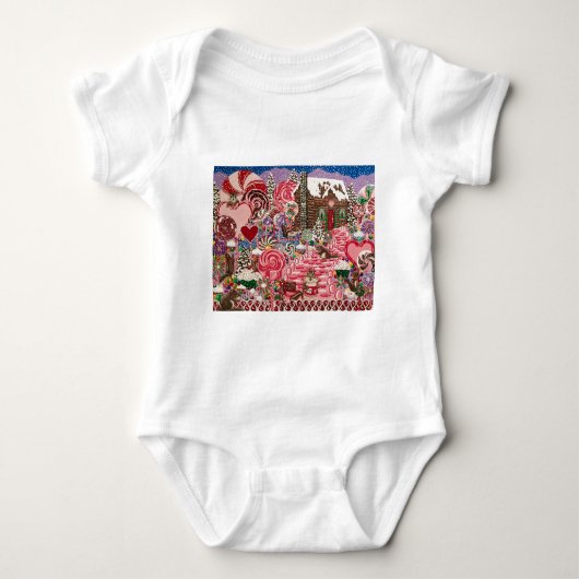 Frau Elisabeth's Peppermint World Baby Strampler (Vorderseite)
