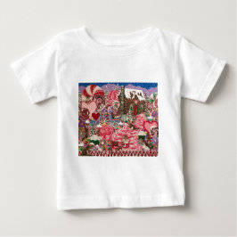 Frau Elisabeth's Peppermint World Baby T-shirt