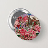 Frau Elisabeth's Peppermint World Button (Vorne & Hinten)