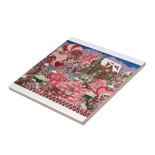 Frau Elisabeth's Peppermint World Fliese (Seite)