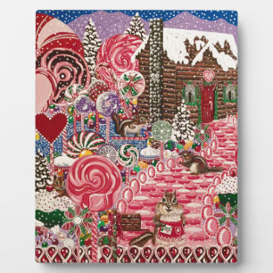 Frau Elisabeth's Peppermint World Fotoplatte