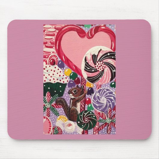 Frau Elisabeth's Peppermint World Mousepad (Vorne)