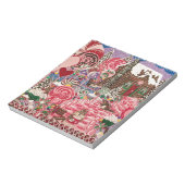 Frau Elisabeth's Peppermint World Notizblock (Rotiert)