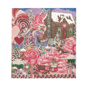 Frau Elisabeth's Peppermint World Notizblock