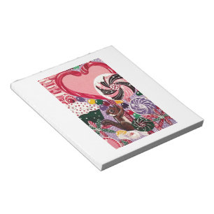 Frau Elisabeth's Peppermint World Notizblock